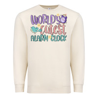 Sandshell world's cutest alarm clock Premium Sweatshirt - MaliasSmallBusiness