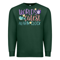 Sports Green world's cutest alarm clock Premium Sweatshirt - MaliasSmallBusiness