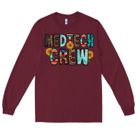 Burgundy medtech crew Long Sleeve Tee - RacoonDesign