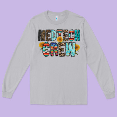 Medtech Crew Long Sleeve Tee Designed By Racoondesign
