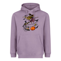 Lavender Witch Heavyweight Hoodie - NancyCooperArtShop