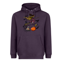 Plum Witch Heavyweight Hoodie - NancyCooperArtShop