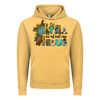 Vintage Mustard let me tell you about my jesus western Vintage Hoodie - texasbilliewilder