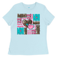 Baby Blue mini mini mini with hearts Ladies Tee - AdoDesignShop