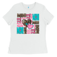 White mini mini mini with hearts Ladies Tee - AdoDesignShop