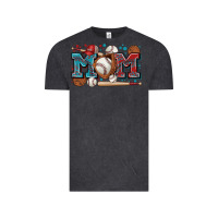 Vintage Black mom baseball Vintage Tee - Zillion Design Studio