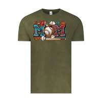 Vintage Olive mom baseball Vintage Tee - Zillion Design Studio