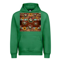 Emerald seamless mexican sunflower tumbler design Urban Hoodie - Jasminsmagicworld