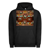 Pigment Black seamless mexican sunflower tumbler design Urban Hoodie - Jasminsmagicworld