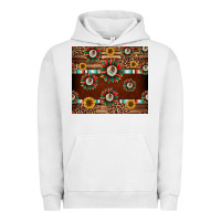Seamless Mexican Sunflower Tumbler Design Urban Hoodie | Teevron