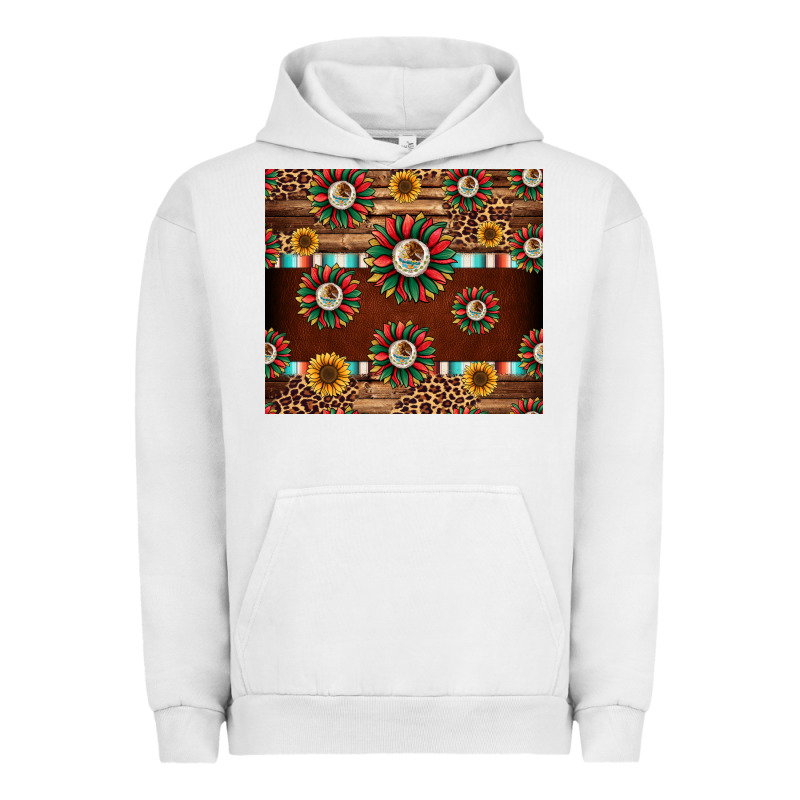 Seamless Mexican Sunflower Tumbler Design Urban Hoodie by Jasminsmagicworld | Teevron
