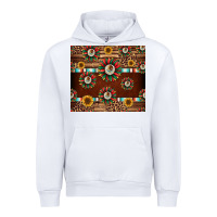 White seamless mexican sunflower tumbler design Urban Hoodie - Jasminsmagicworld