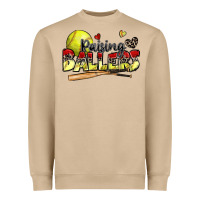 Mushroom raising ballers softball Heavyweight Sweatshirt - Zillion Design Studio