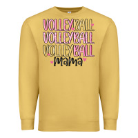 Antique Gold volleyball mama Premium Sweatshirt - MaliasSmallBusiness