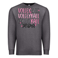 Charcoal Heather volleyball mama Premium Sweatshirt - MaliasSmallBusiness