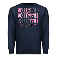Navy volleyball mama Premium Sweatshirt - MaliasSmallBusiness