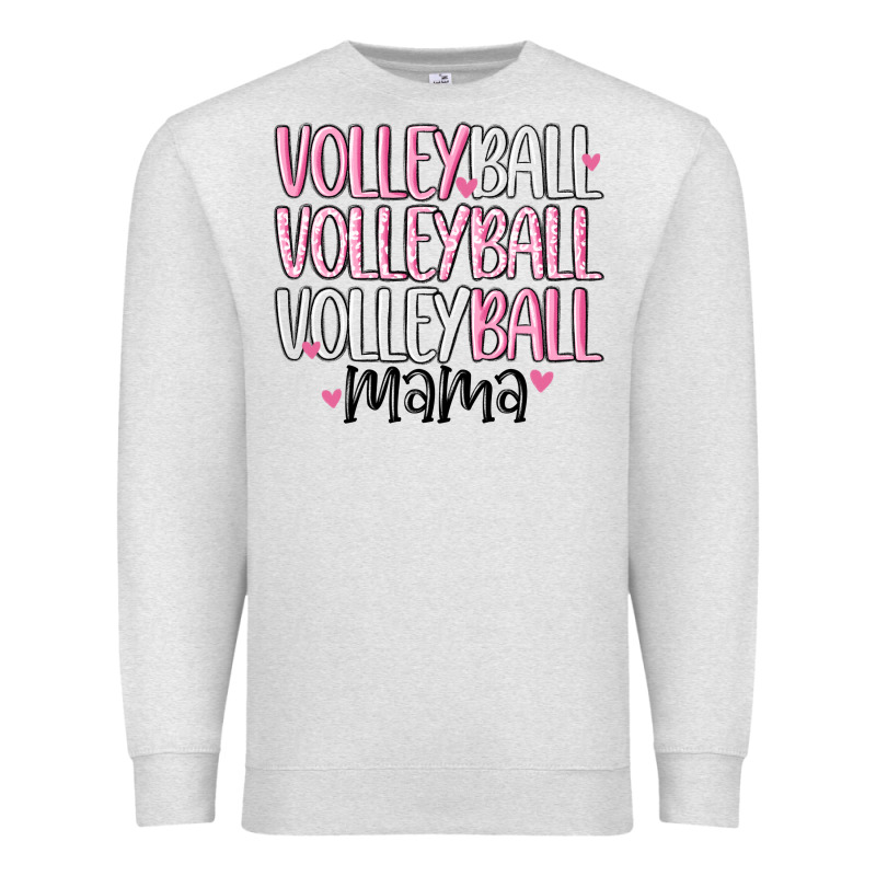 Volleyball Mama Premium Sweatshirt by MaliasSmallBusiness | Teevron