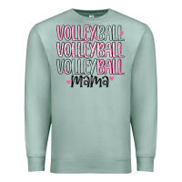 Seafoam volleyball mama Premium Sweatshirt - MaliasSmallBusiness