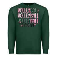 Sports Green volleyball mama Premium Sweatshirt - MaliasSmallBusiness