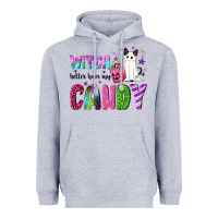 Heather Grey Witch better have my candy Heavyweight Hoodie - NancyCooperArtShop