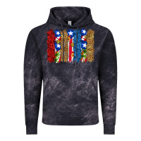 Cloud Black puerto rico republic brushstrokes Vintage Hoodie - RanaPortraitStore