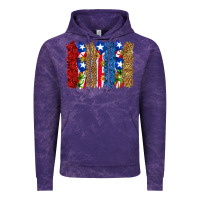 Puerto Rico Republic Brushstrokes Vintage Hoodie | Teevron