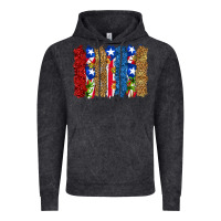 Vintage Black puerto rico republic brushstrokes Vintage Hoodie - RanaPortraitStore