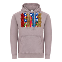 Vintage Zinc puerto rico republic brushstrokes Vintage Hoodie - RanaPortraitStore