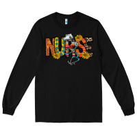 Black nurse western Long Sleeve Tee - RacoonDesign