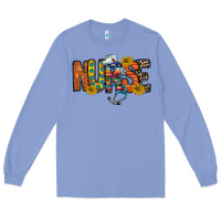 Colony Blue nurse western Long Sleeve Tee - RacoonDesign