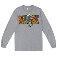Heather Grey nurse western Long Sleeve Tee - RacoonDesign