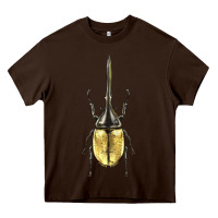 Chocolate Brown hercules beetle Heavy Core Tee - LillyAllenDesigns