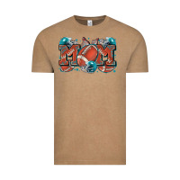 Vintage Coffee mom american football Vintage Tee - Zillion Design Studio