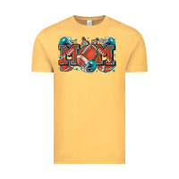 Vintage Mustard mom american football Vintage Tee - Zillion Design Studio