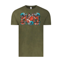 Vintage Olive mom american football Vintage Tee - Zillion Design Studio