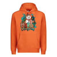Carrot merry christmas snowman Premium Hoodie - MaliasSmallBusiness