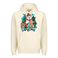 Sandshell merry christmas snowman Premium Hoodie - MaliasSmallBusiness