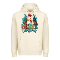 Tofu merry christmas snowman Premium Hoodie - MaliasSmallBusiness
