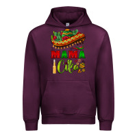 Mauve Wine mama cita sombrero Urban Hoodie - BarkalooDesign
