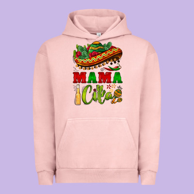 Mama Cita Sombrero Urban Hoodie Designed By Barkaloodesign