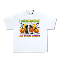 White I Ghost People All Ready Round Urban Heavy Tee - texasbilliewilder