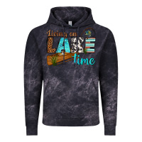 Cloud Black living on lake time Vintage Hoodie - texasbilliewilder