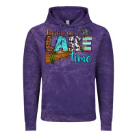 Cloud Purple living on lake time Vintage Hoodie - texasbilliewilder