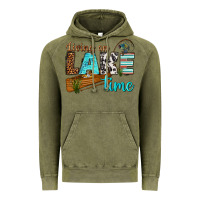 Vintage Olive living on lake time Vintage Hoodie - texasbilliewilder