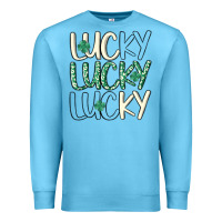 Ocean Blue lucky Premium Sweatshirt - MaliasSmallBusiness