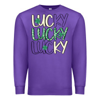 Purple lucky Premium Sweatshirt - MaliasSmallBusiness