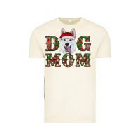 Vintage Arctic christmas  white shepherd dog mom Vintage Tee - RanaPortraitStore