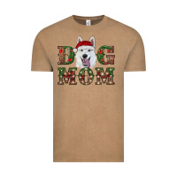 Vintage Coffee christmas  white shepherd dog mom Vintage Tee - RanaPortraitStore
