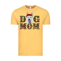 Vintage Mustard christmas  white shepherd dog mom Vintage Tee - RanaPortraitStore