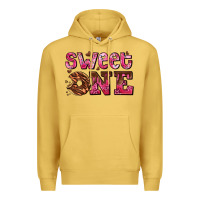 Antique Gold sweet one donut Premium Hoodie - AdoDesignShop